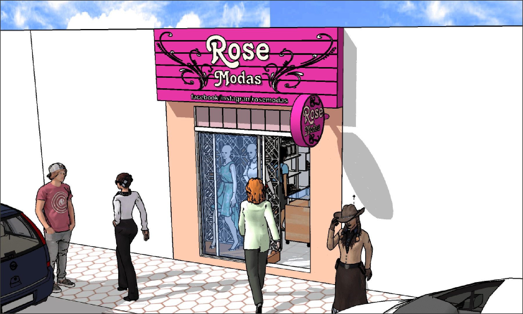 Expoloja Projetos: Rose Modas 01